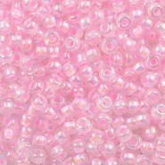 Rocalla Miyuki 8/0 - Pink lined crystal ab 8-272